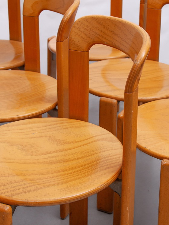 Image 1 of Bruno Rey Stacking Chairs Designed By Kush & Co, Germany, 1971, Model 3300