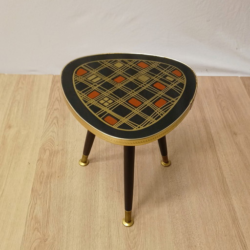 Fifties Plant Table With Glass Plate