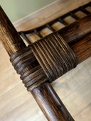 Vintage manou rattan bamboo 3 seat lounge sofa from the 60s