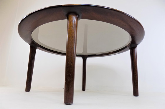 Image 1 of Colección Terra mesa de centro de madera y cristal