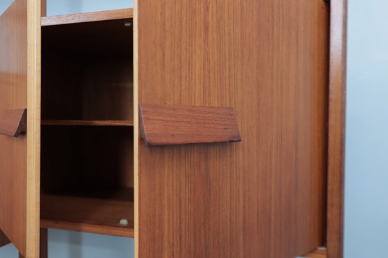 Image 1 of Mid Century Teak Modular Bookcase Av Arredamenti 1960S