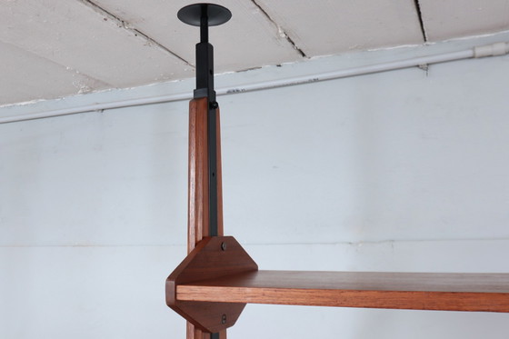 Image 1 of Mid Century Teak Modular Bookcase Av Arredamenti 1960S