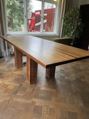Solid wood table