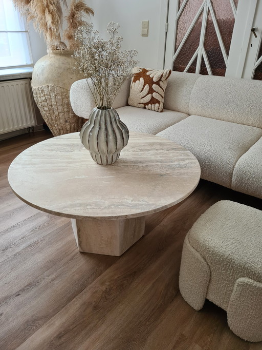 Mesa de centro vintage Traventin