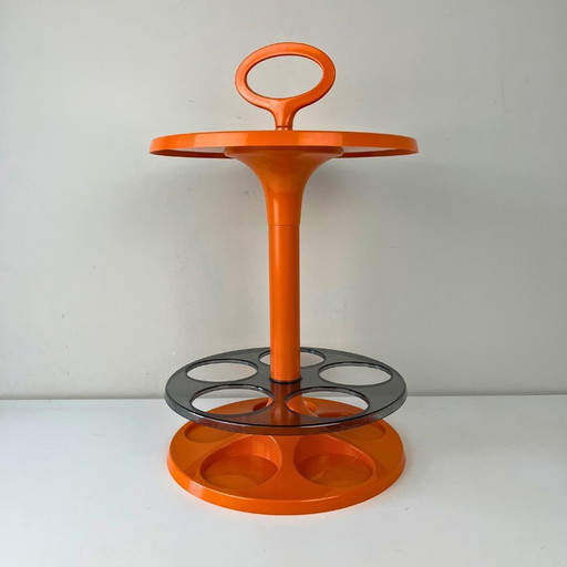 Flair Bar Table, Bottle Holder - Pranje, Space Age