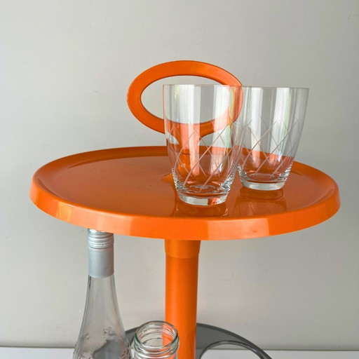 Flair Bar Table, Bottle Holder - Pranje, Space Age