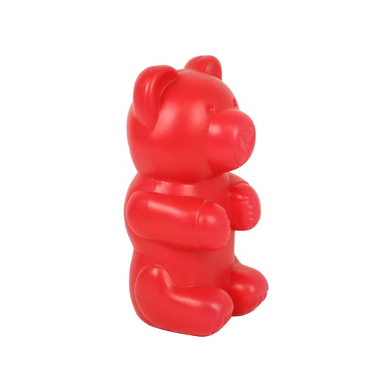 Image 1 of Lampe Gummi Bear Rouge Messow Years 90s Vintage Pop Art Lampe de nuit 31cm