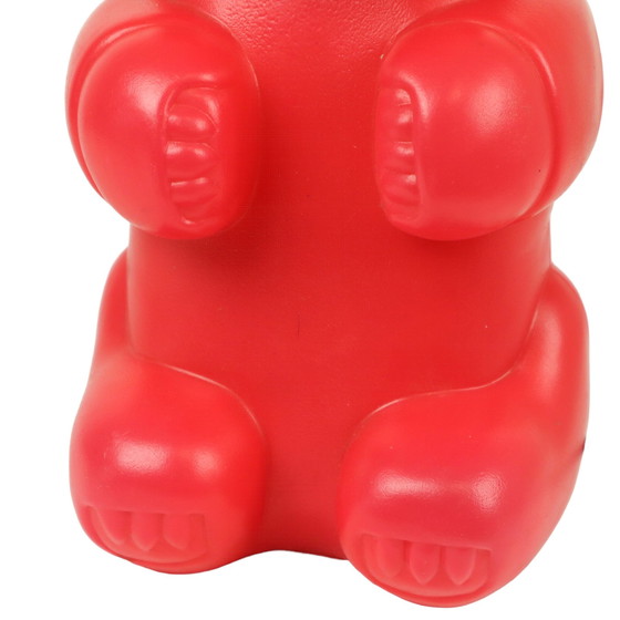 Image 1 of Red Gummi Bear Lamp Messow Years 90s Vintage Pop Art Night Lamp 31cm