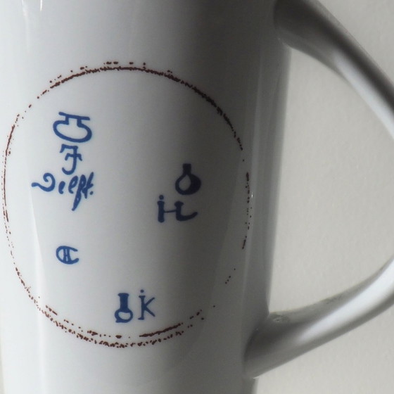 Image 1 of Contemporary Royal Delft Porceleyne Fles Pitcher