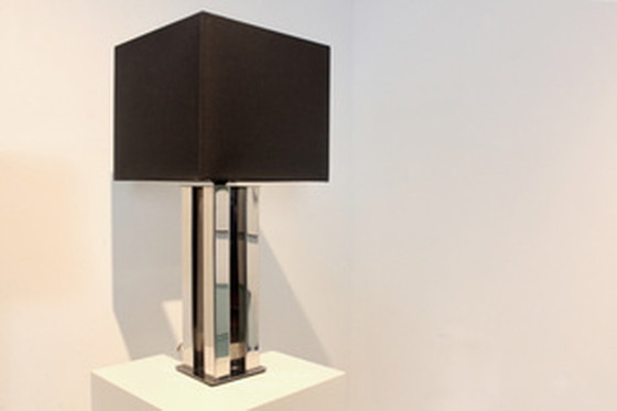 Image 1 of Chrome Mid-century Boulanger Table Lamps