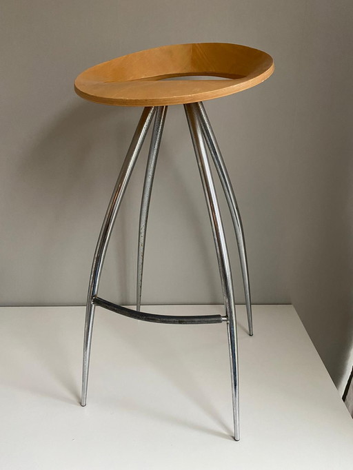 Sigurdur Thorsteinsson - Design Group Italia - Magis - Tabouret de bar modèle 'Lyra' - Chêne clair