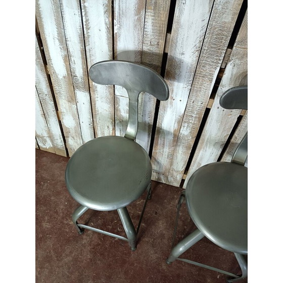 Image 1 of Coppia di sedie vintage in metallo