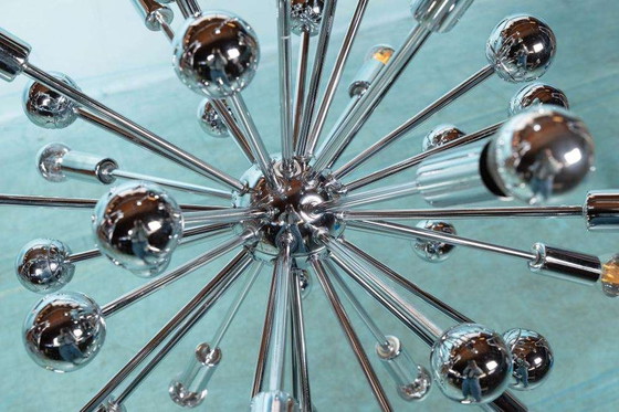 Image 1 of Space age XXL Sputnik pendant lamp chrome