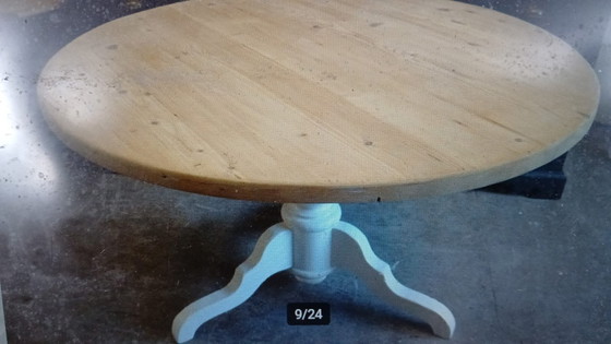 Image 1 of Dining Table Wood Farmers Pine Ø 130 6-8 People Countrywide