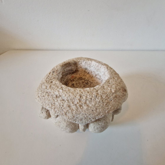 Image 1 of Portacandele vintage in pietra arenaria