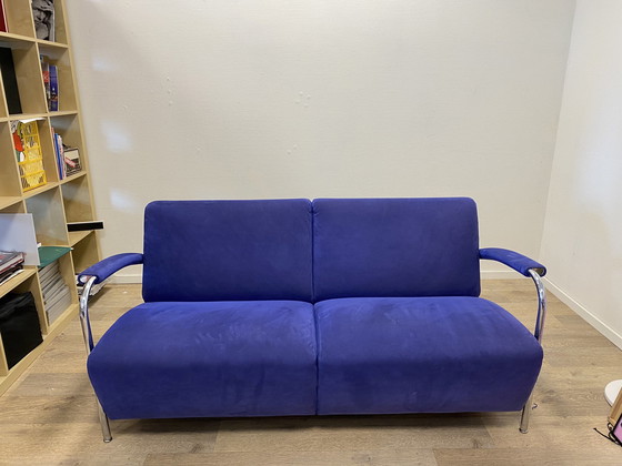 Image 1 of Leolux 2 seater Scylla blue