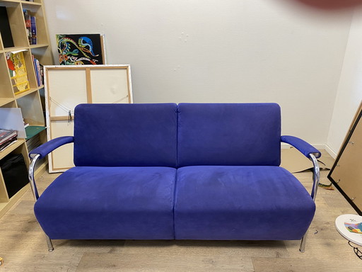 Leolux 2 seater Scylla blue