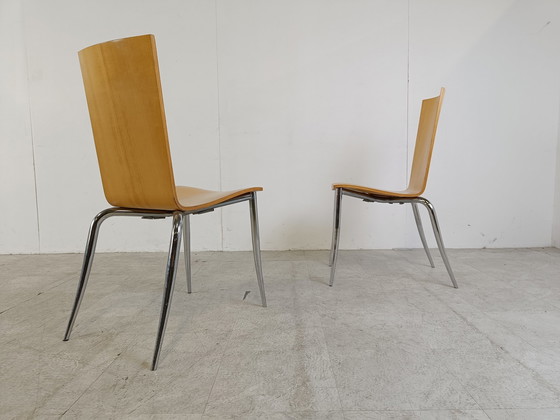 Image 1 of 8x Aleph Olly tango dining chairs by Philippe Starck