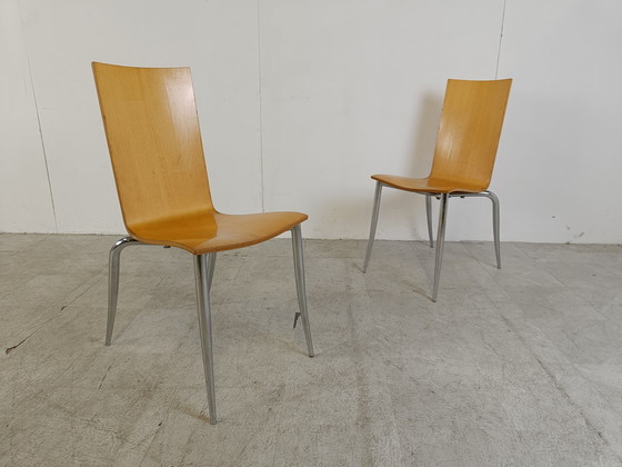 Image 1 of 8x Aleph Olly tango dining chairs by Philippe Starck