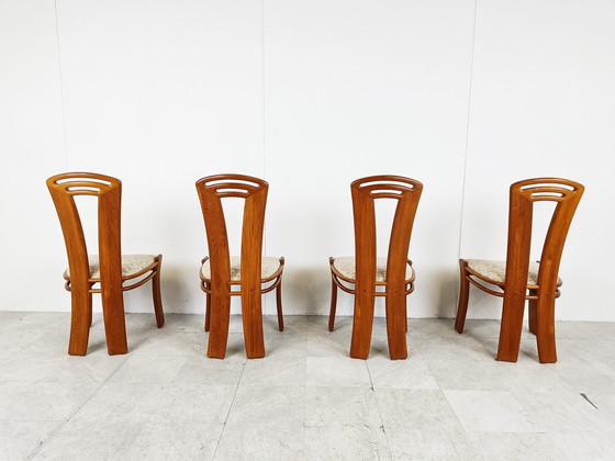 Image 1 of 4 sedie da pranzo vintage scandinave, anni '60