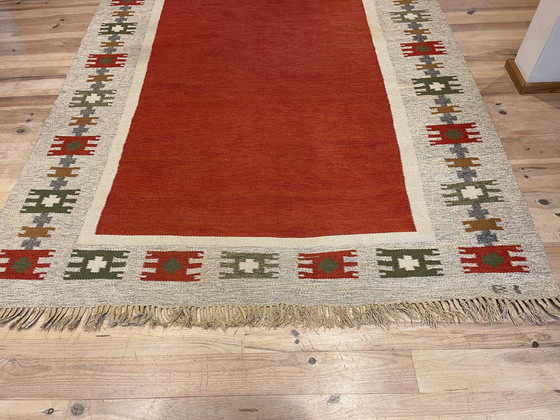 Image 1 of Mid-century Design handwoven kilim