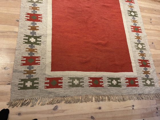 Image 1 of Mid-century Design handwoven kilim