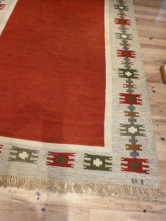 Image 1 of Mid-century Design handwoven kilim