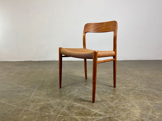 Image 1 of Set di 8 sedie in teak Niels Otto Møller Modello 75 Design danese 1960