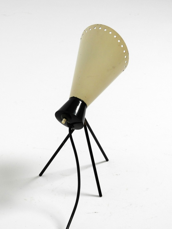 Image 1 of Great Mid Century Modern tripod table lamp by Josef Hurka for Napako Czech