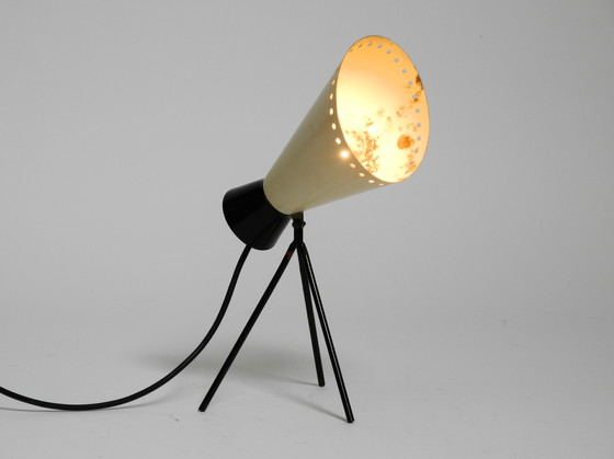 Image 1 of Superbe lampe de table tripode Mid Century Modern par Josef Hurka pour Napako Czech