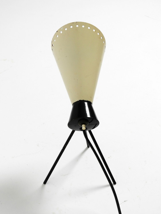 Image 1 of Superbe lampe de table tripode Mid Century Modern par Josef Hurka pour Napako Czech