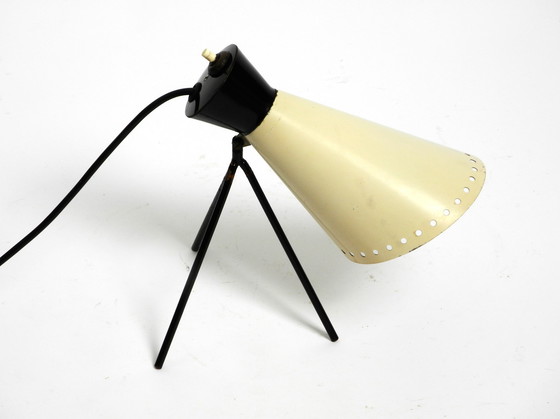 Image 1 of Superbe lampe de table tripode Mid Century Modern par Josef Hurka pour Napako Czech