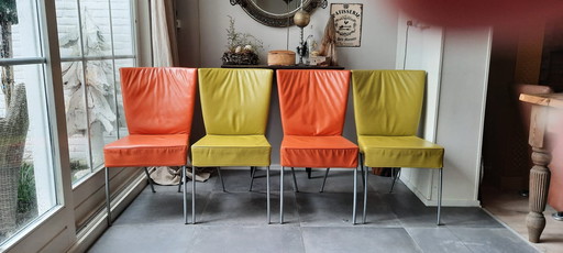 4x Montis Gerard van de Berg Spica dining room chair