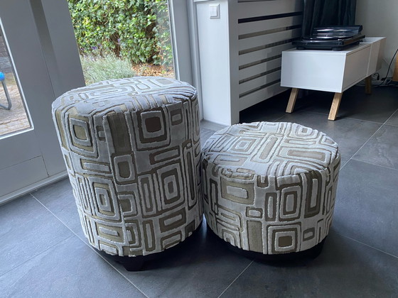 Image 1 of 2x Natuzzi Pouf