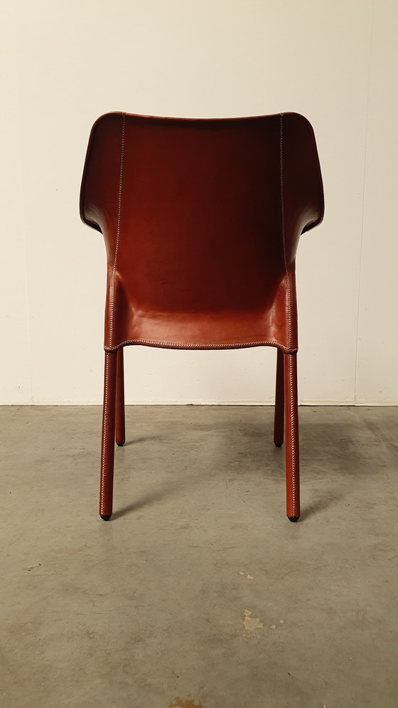 Image 1 of Sol y Luna leather saddle leather chair