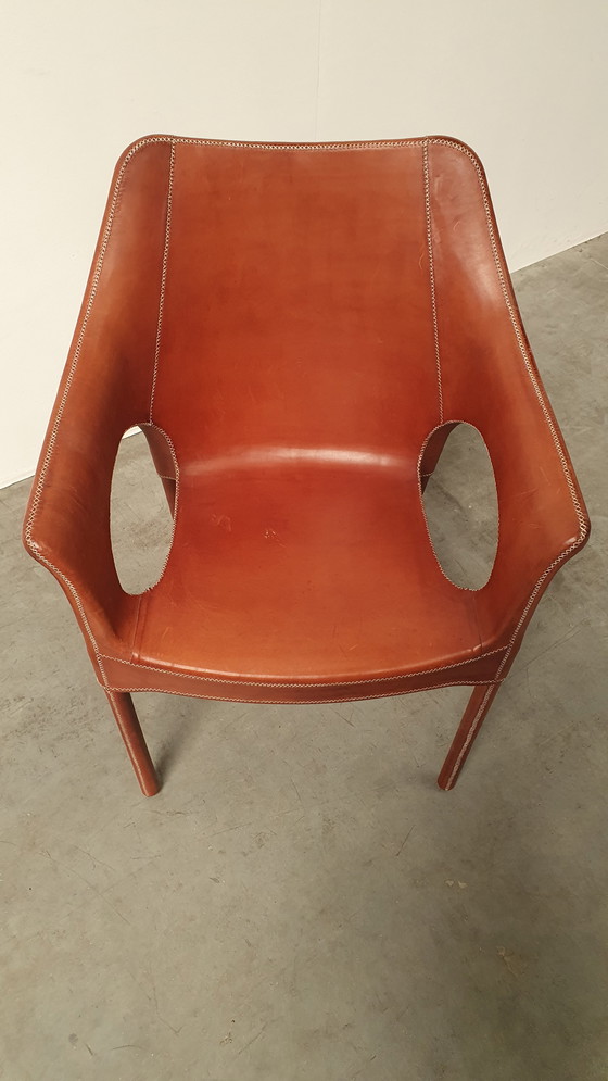 Image 1 of Sol y Luna leather saddle leather chair