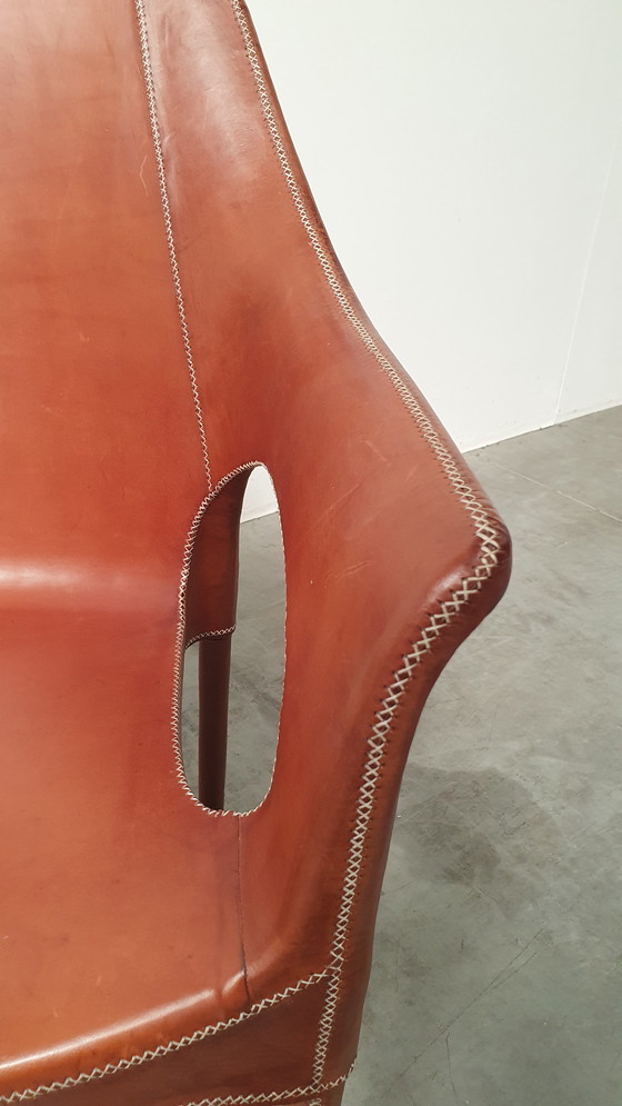 Image 1 of Sol y Luna leather saddle leather chair