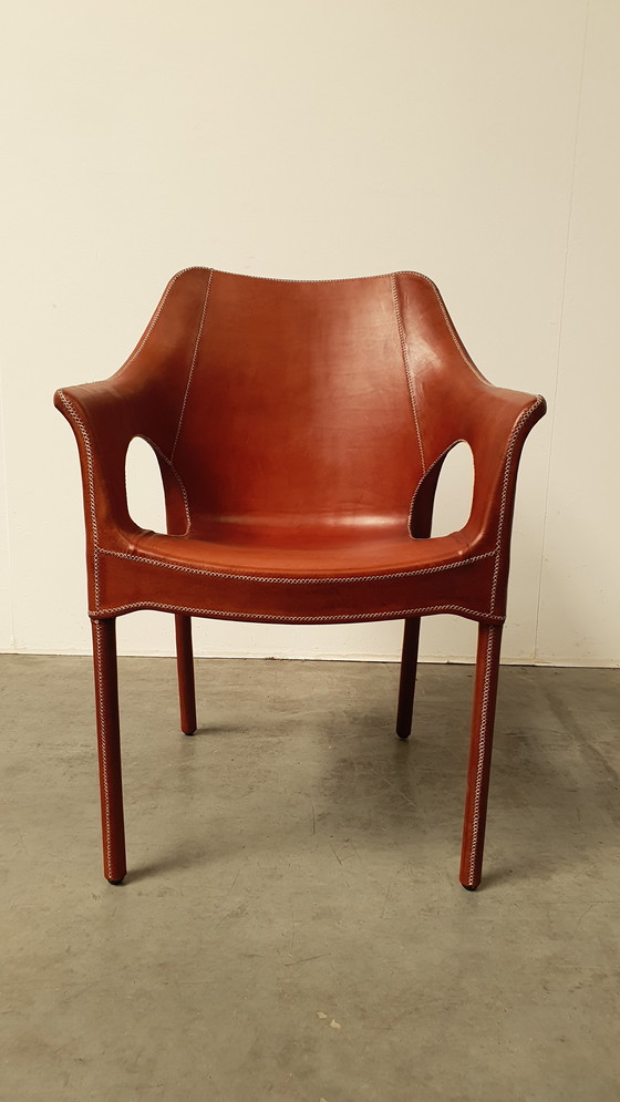 Image 1 of Sol y Luna leather saddle leather chair