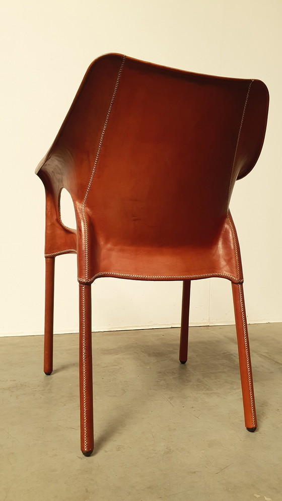 Image 1 of Sol y Luna leather saddle leather chair