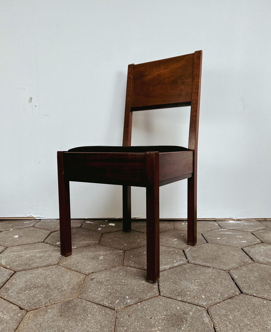 Image 1 of The Hague School dining room set by J.A. Muntendam