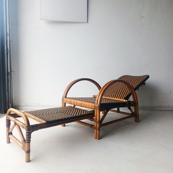 Image 1 of Poltrona vintage in rattan