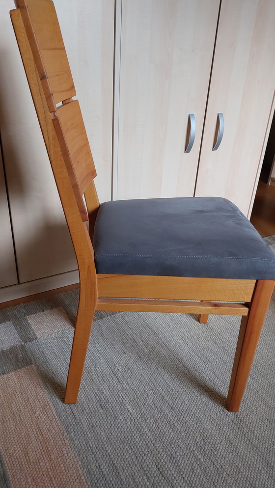 Image 1 of 8x chairs made of heartwood from Göhring