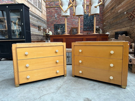 Pair Of 80's Hotel Chests Of Drawers