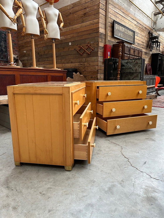 Image 1 of Pair Of 80's Hotel Chests Of Drawers