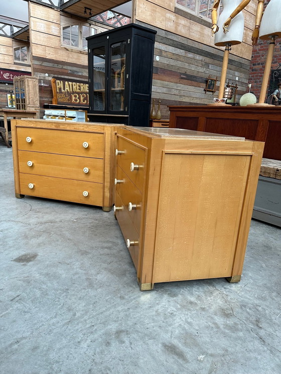 Image 1 of Pair Of 80's Hotel Chests Of Drawers