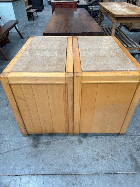 Image 1 of Pair Of 80's Hotel Chests Of Drawers