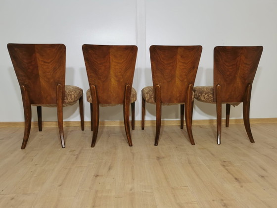 Image 1 of Art Deco Dining Chairs By Jindrich Halabala