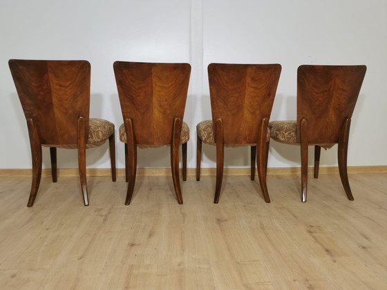 Image 1 of Art Deco Dining Chairs By Jindrich Halabala