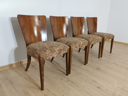 Art Deco Dining Chairs By Jindrich Halabala