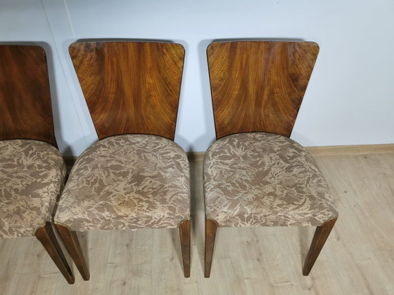 Image 1 of Art Deco Dining Chairs By Jindrich Halabala